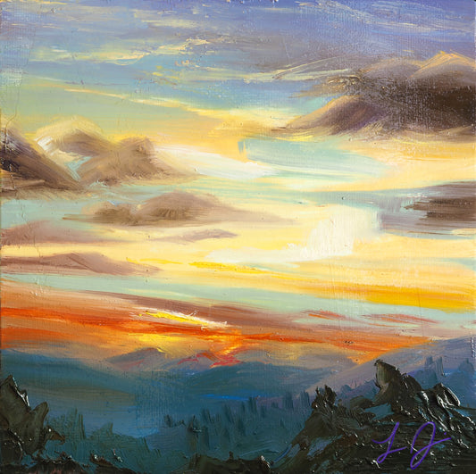 Calm Skies 6x6"