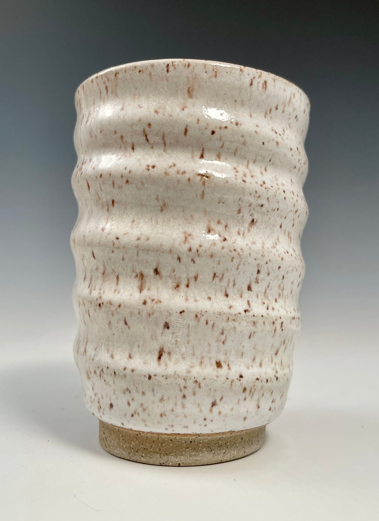 White Speckle Travel Cup