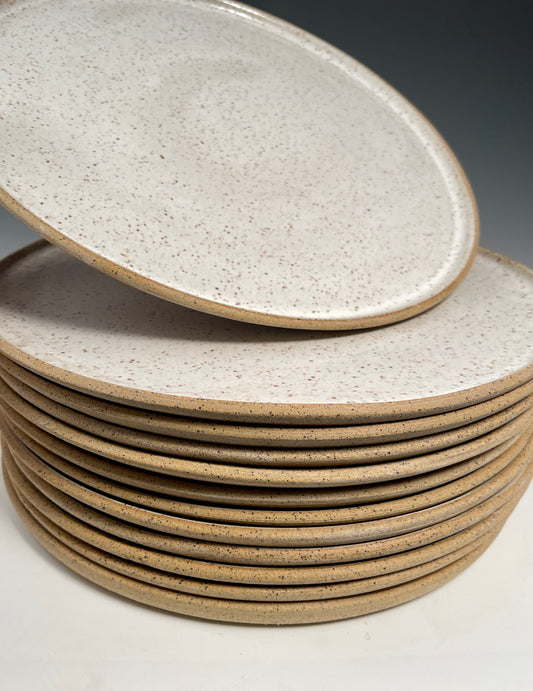 White speckle plates